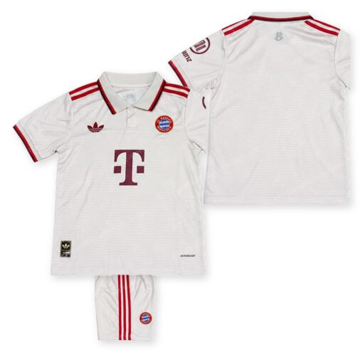 Bayern Munich Third Kids Football Kit 24/25