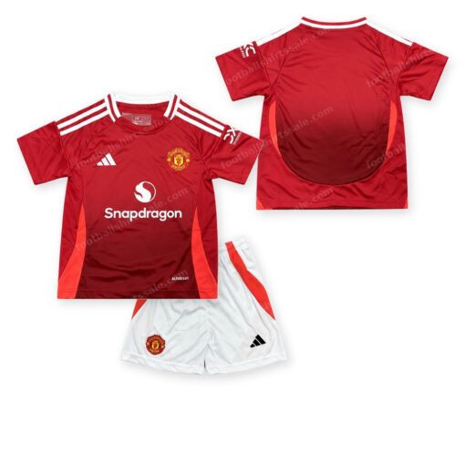 Manchester United Home Kids Football Kit 24/25