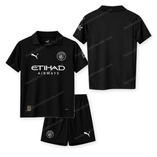 Manchester City Away Kids Football Kit 25/26