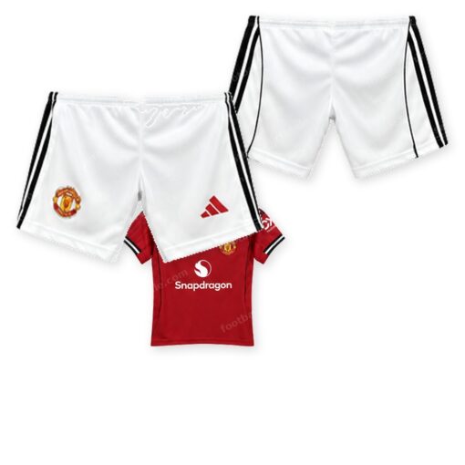 Manchester United Home Kids Football Kit 25/26