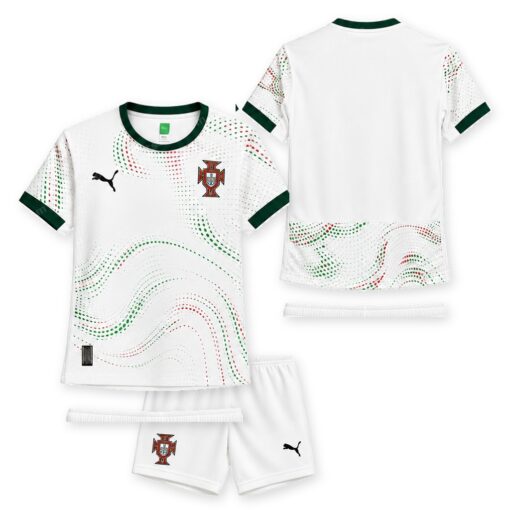 Portugal Away Kids Football Kit 2025