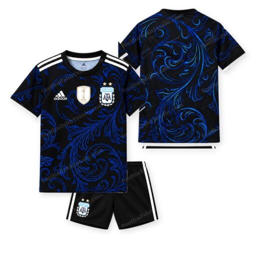 Argentina Away World Cup Kids Football Kit 2026