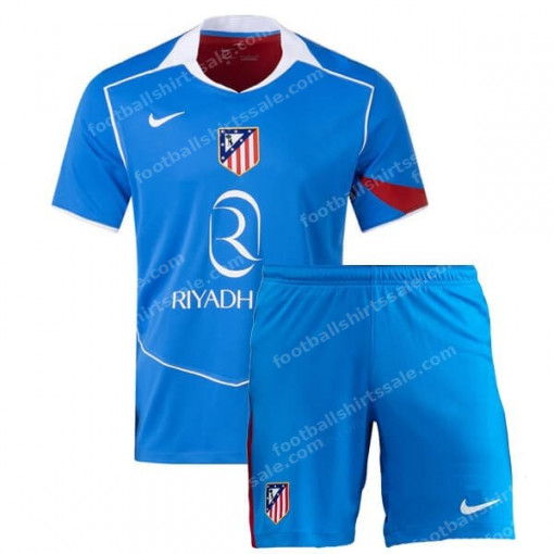 Atletico Madrid Third Kids Football Kit 25/26
