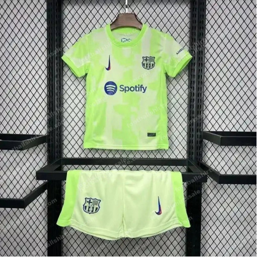 Barcelona Third Kids Football Kit 24/25