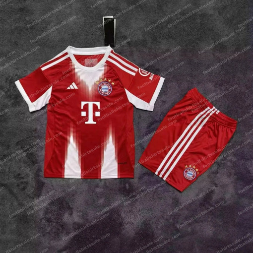 Bayern Munich Home Kids Football Kit 25/26