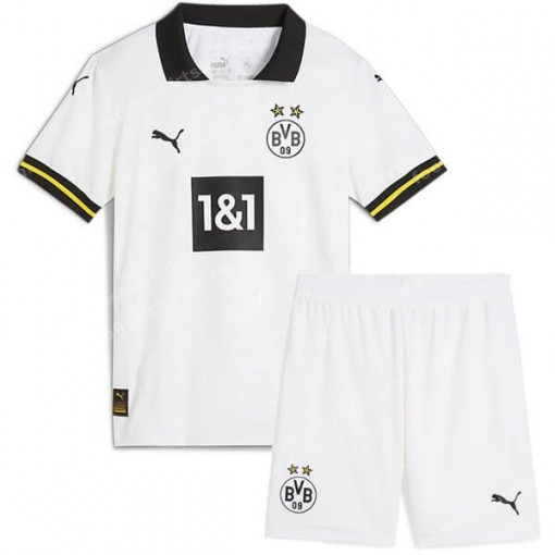 Borussia Dortmund Third Kids Football Kit 24/25