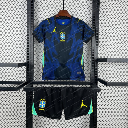 Brazil Away World Cup Kids Football Kit 2026
