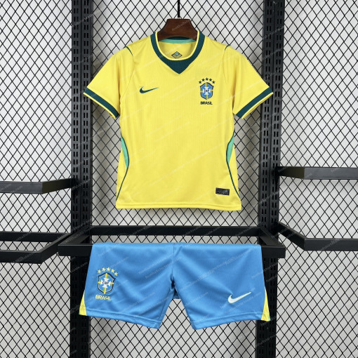 Brazil Home World Cup Kids Football Kit 2026