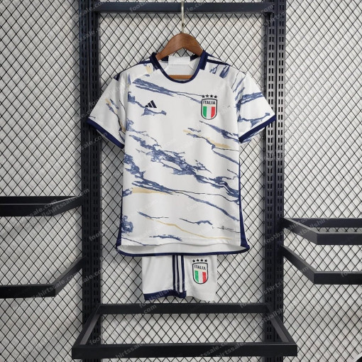 Italy Away Kids Football Kit 2023