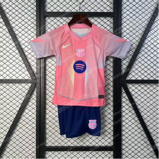 Barcelona Special Edition Pink Kids Football Kit 25/26
