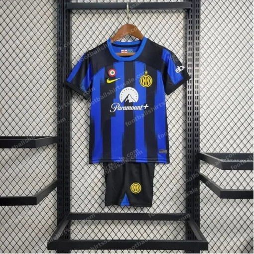 Inter Milan Home Kids Football Kit 23/24