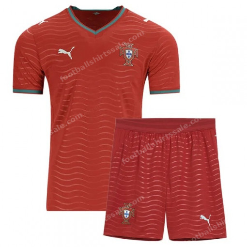 Portugal Home Kids Football Kit 2026