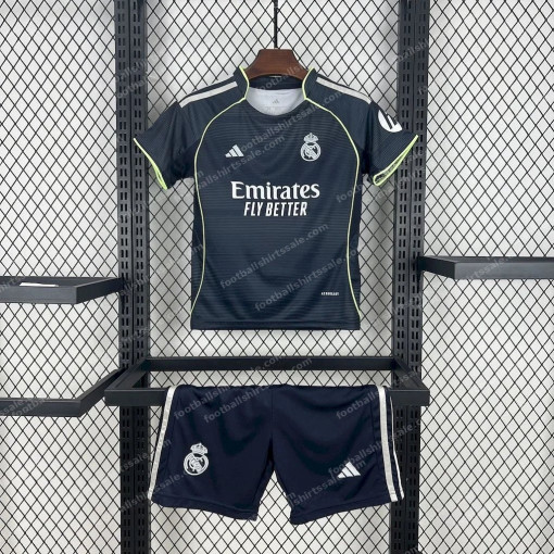 Real Madrid Away Kids Football Kit 25/26