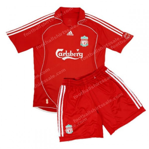 Liverpool Retro Home Kids Football Kit 06/08