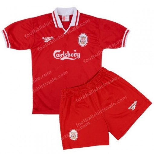 Liverpool Retro Home Kids Football Kit 96/98