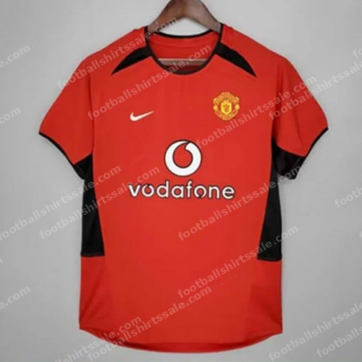 Manchester United Retro Home Kids Football Kit 02/04