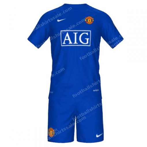 Manchester United Retro Third Kids Football Kit 08/09