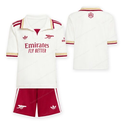 Arsenal Third Kids Football Kit 25/26