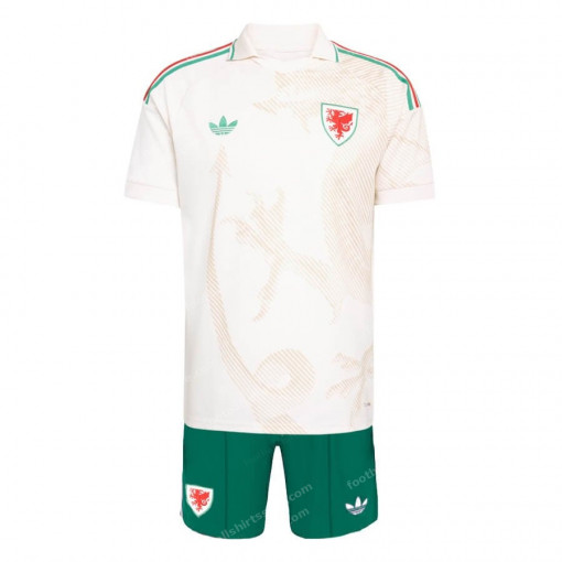 Wales Away Kids Football Kit 2026