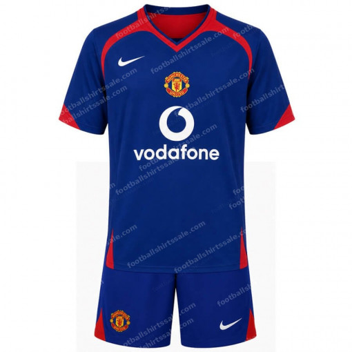 Manchester United Retro Away Kids Football Kit 05/06