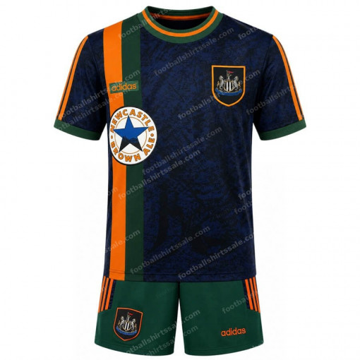Newcastle United Retro Away Kids Football Kit 97/98