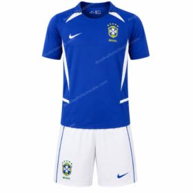 Brazil Retro Away Kids Football Kit 2002