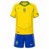 Brazil Retro Home Kids Football Kit 2004