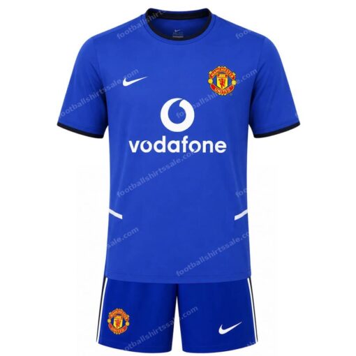 Manchester United Retro Third Kids Football Kit 02/03