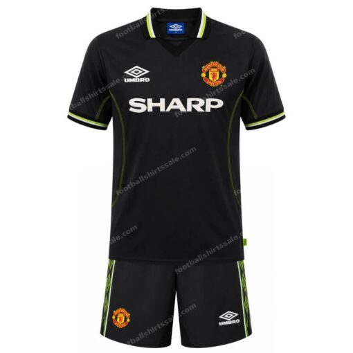 Manchester United Retro Third Kids Football Kit 98/99