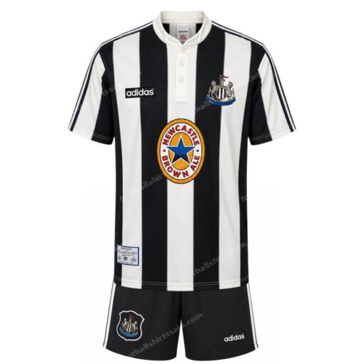 Newcastle United Retro Home Kids Football Kit 95/97
