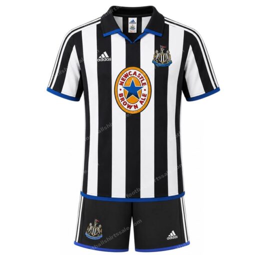 Newcastle United Retro Home Kids Football Kit 99/00