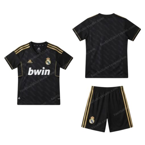 Real Madrid Retro Away Kids Football Kit 11/12