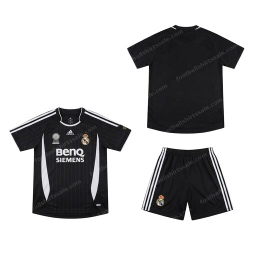 Real Madrid Retro Away Kids Football Kit 06/07