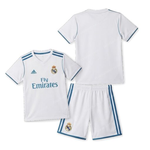 Real Madrid Retro Home Kids Football Kit 17/18