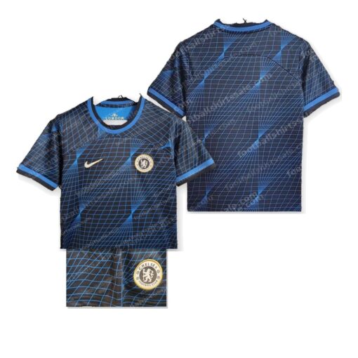 Chelsea Away Kids Football Kit 23/24