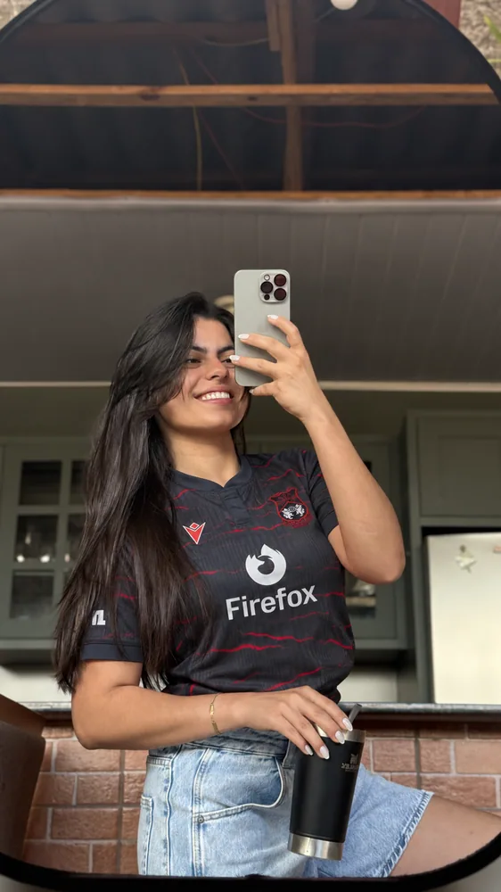 Customer review photo for Women Football Shirt